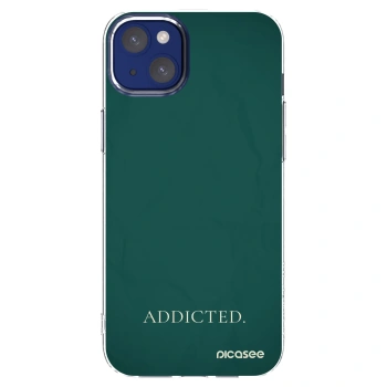 Picasee διαφανής θήκη σιλικόνης Apple iPhone 14 Plus - Addicted