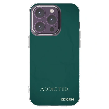 Picasee διαφανής θήκη σιλικόνης Apple iPhone 14 Pro - Addicted