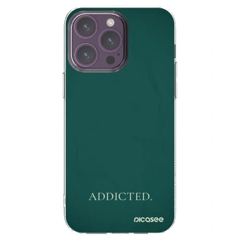 Picasee διαφανής θήκη σιλικόνης Apple iPhone 14 Pro Max - Addicted