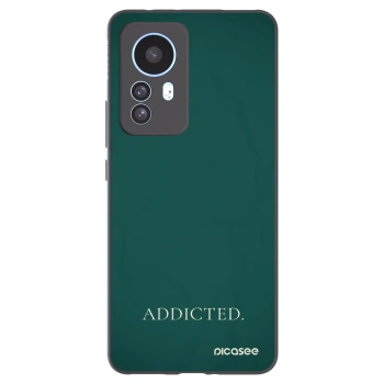 Picasee Μαύρη θήκη σιλικόνης για Xiaomi 12T - Addicted