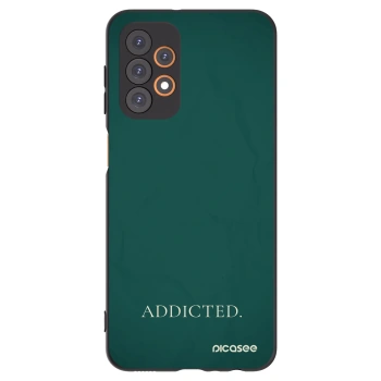 Picasee Μαύρη θήκη σιλικόνης για Samsung Galaxy A23 A235F 4G - Addicted