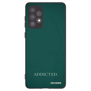 Picasee Μαύρη θήκη σιλικόνης για Samsung Galaxy A73 5G - Addicted