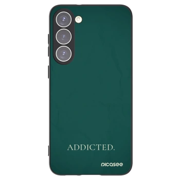 Picasee Μαύρη θήκη σιλικόνης για Samsung Galaxy S23+ 5G - Addicted