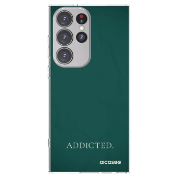 Picasee διαφανής θήκη σιλικόνης Samsung Galaxy S23 Ultra 5G - Addicted