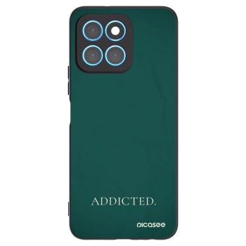 Picasee Μαύρη θήκη σιλικόνης για Honor X6 - Addicted
