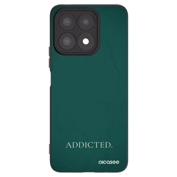 Picasee Μαύρη θήκη σιλικόνης για Honor X8a - Addicted
