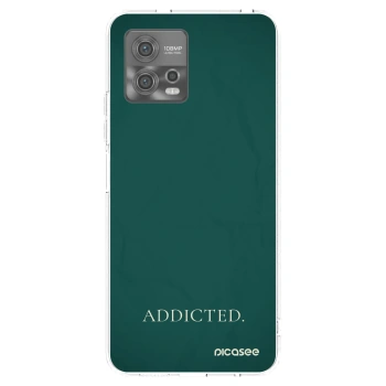 Picasee διαφανής θήκη σιλικόνης Motorola Moto G72 - Addicted