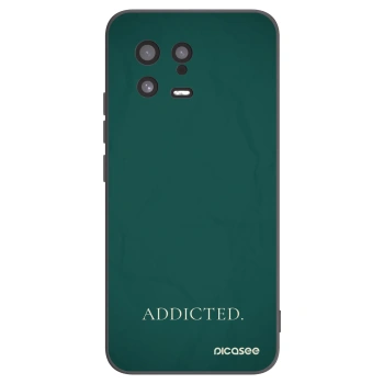 Picasee Μαύρη θήκη σιλικόνης για Xiaomi 13 - Addicted