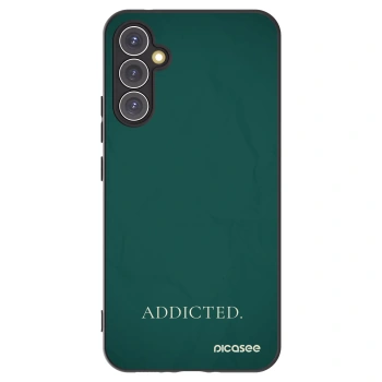 Picasee Μαύρη θήκη σιλικόνης για Samsung Galaxy A34 5G A346B - Addicted