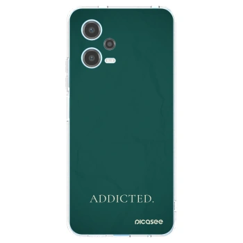 Picasee διαφανής θήκη σιλικόνης Xiaomi Redmi Note 12 5G - Addicted