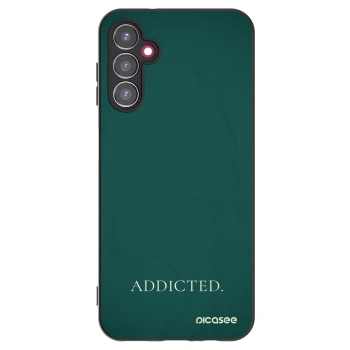 Picasee Μαύρη θήκη σιλικόνης για Samsung Galaxy A14 5G A146P - Addicted