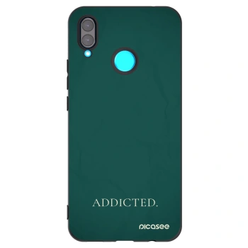 Picasee Μαύρη θήκη σιλικόνης για Huawei Nova 3 - Addicted