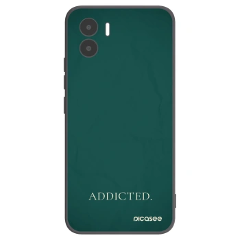 Picasee Μαύρη θήκη σιλικόνης για Xiaomi Redmi A2 - Addicted