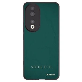 Picasee Μαύρη θήκη σιλικόνης για Honor 90 5G - Addicted