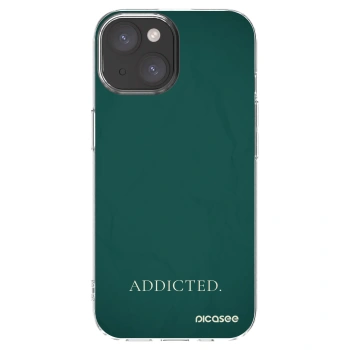 Picasee διαφανής θήκη σιλικόνης Apple iPhone 15 - Addicted