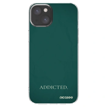 Picasee διαφανής θήκη σιλικόνης Apple iPhone 15 Plus - Addicted