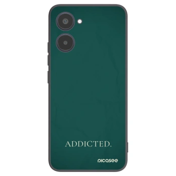 Picasee Μαύρη θήκη σιλικόνης για Realme 10 4G - Addicted