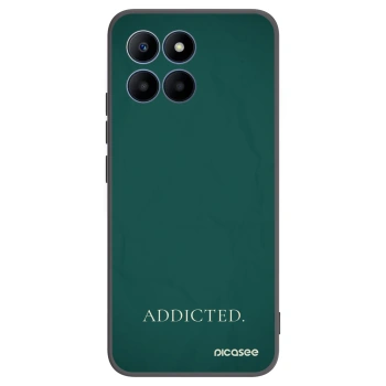 Picasee Μαύρη θήκη σιλικόνης για Honor 70 Lite - Addicted