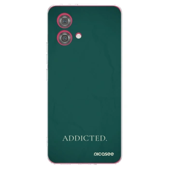 Picasee διαφανής θήκη σιλικόνης Motorola Moto G84 5G - Addicted
