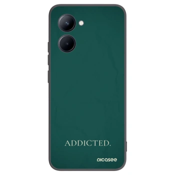 Picasee Μαύρη θήκη σιλικόνης για Realme C33 (2023) - Addicted