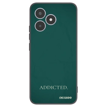 Picasee Μαύρη θήκη σιλικόνης για Realme C53 - Addicted