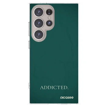 Picasee διαφανής θήκη σιλικόνης Samsung Galaxy S24 Ultra S928B 5G - Addicted