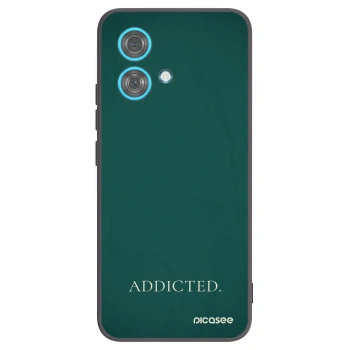 Picasee Μαύρη θήκη σιλικόνης για Motorola Edge 40 Neo - Addicted