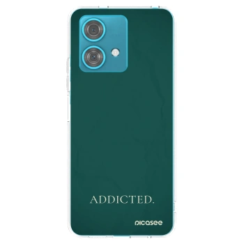 Picasee διαφανής θήκη σιλικόνης Motorola Edge 40 Neo - Addicted