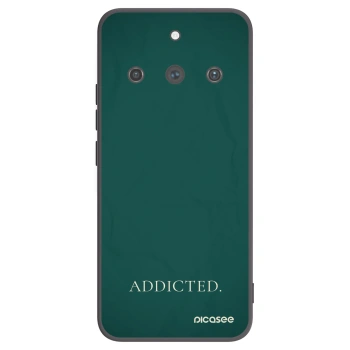 Picasee Μαύρη θήκη σιλικόνης για Realme 11 Pro+ - Addicted