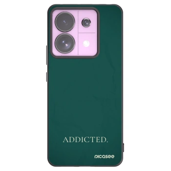 Picasee Μαύρη θήκη σιλικόνης για Xiaomi Redmi Note 13 Pro 5G - Addicted