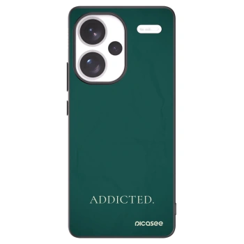 Picasee Μαύρη θήκη σιλικόνης για Xiaomi Redmi Note 13 Pro+ 5G - Addicted