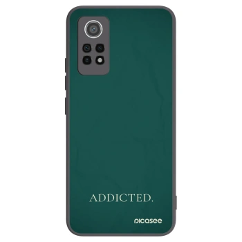 Picasee Μαύρη θήκη σιλικόνης για Xiaomi Redmi Note 12 Pro 4G - Addicted