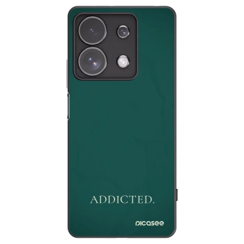 Picasee Μαύρη θήκη σιλικόνης για Xiaomi Redmi Note 13 Pro 4G - Addicted