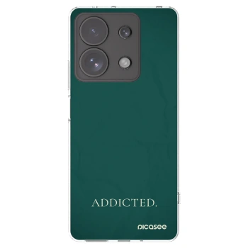 Picasee διαφανής θήκη σιλικόνης Xiaomi Redmi Note 13 Pro 4G - Addicted
