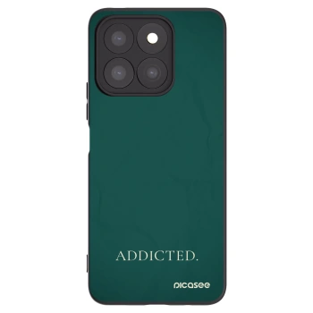 Picasee Μαύρη θήκη σιλικόνης για Honor X8b - Addicted