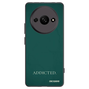Picasee Μαύρη θήκη σιλικόνης για Xiaomi Redmi A3 - Addicted