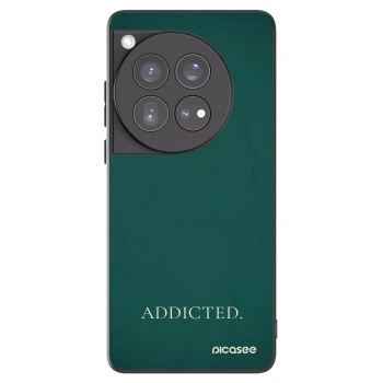 Picasee Μαύρη θήκη σιλικόνης για OnePlus 12 5G - Addicted