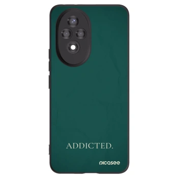 Picasee Μαύρη θήκη σιλικόνης για Honor 200 Pro 5G - Addicted