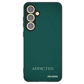 Picasee Μαύρη θήκη σιλικόνης για Samsung Galaxy S24 FE S721B - Addicted