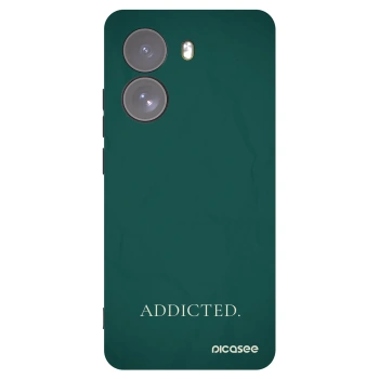 Picasee Μαύρη θήκη σιλικόνης για Xiaomi Poco X7 - Addicted