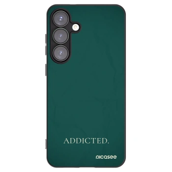 Picasee Μαύρη θήκη σιλικόνης για Samsung Galaxy S25+ 5G - Addicted
