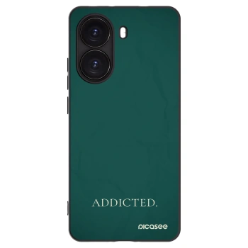 Picasee Μαύρη θήκη σιλικόνης για Xiaomi Poco X7 Pro 5G - Addicted