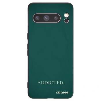 Picasee Μαύρη θήκη σιλικόνης για Google Pixel 8 Pro - Addicted