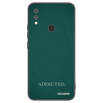 Picasee Μαύρη θήκη σιλικόνης για Xiaomi Redmi Note 7 - Addicted