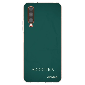 Picasee διαφανής θήκη σιλικόνης Huawei P30 - Addicted