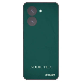 Picasee Μαύρη θήκη σιλικόνης για Xiaomi Redmi A5 - Addicted