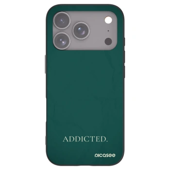 Picasee Μαύρη θήκη σιλικόνης για Apple iPhone 17 Pro - Addicted