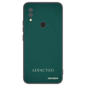 Picasee Μαύρη θήκη σιλικόνης για Xiaomi Redmi 7 - Addicted