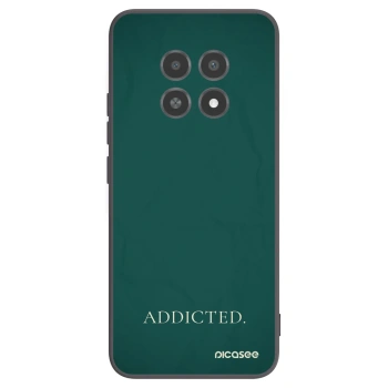 Picasee Μαύρη θήκη σιλικόνης για Realme 12X - Addicted