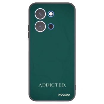 Picasee Μαύρη θήκη σιλικόνης για Xiaomi Redmi 15C 4G - Addicted